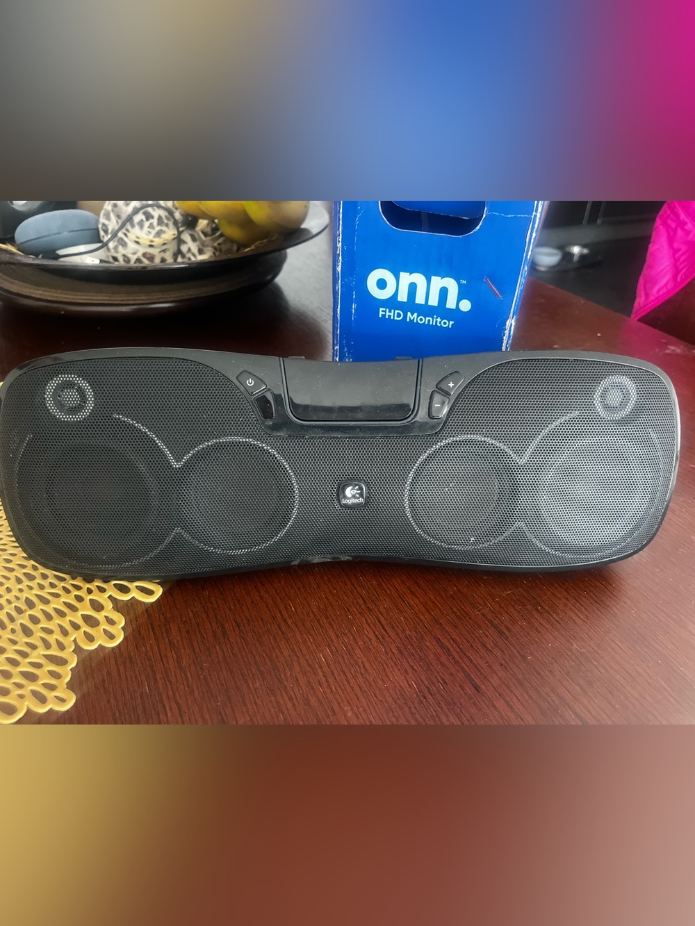 Logitech Black Portable Bluetooth Speaker with Dual Drivers